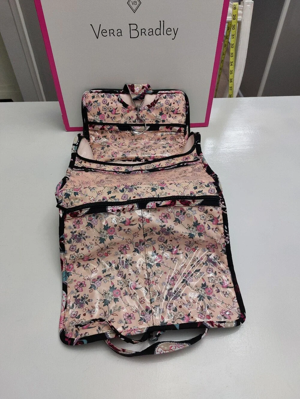 Vera Bradley Grand Hanging Organizer Botanical Paisley NWOT